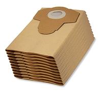 10 Original Parkside Lidl Vacuum Cleaner Bags for Wet/Dry Vacuum Cleaners PNTS 1250, 1250/9, PNTS 1300 A1, B2, C3, D3, E4, F5, PWD 12 A1, PAS 500 D3