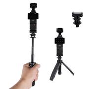 10" Osmo Pocket 3 Quick Release Selfie Stick Tripod Mount, Lightweight Aluminum Alloy Vlog Handle Grip for DJI Osmo Pocket 3, Compact Stabilizer Accessory (5.51-10")