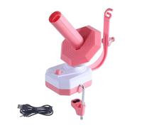 10 oz Electric Yarn Winder, Wool Winder, Yarn Spinner, Yarn Ball Winder, Fluffy Yarn for Crochet, Yarn Winder for Crochet, Household Automatic Yarn Winding Machine for Wool Collection Lovers (Pink)