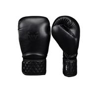 (10 oz) Venum Impact Classic Boxing Gloves - Black