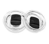 10 oz Wine Tumbler Lid Replacement for YETI Espresso Mugs 6 oz, Stackable Cup 8 oz, 10 oz Tumbler Magslider Lids - BPA Free, Spill Proof, 2-Pack