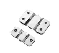 10 P Flush Mount Bracket, 5 Pairs Interlocking Hang Buckle Stainless Steel Headboard Wall Fixings Heavy Z Clip Wall Fixing Concealed Interlocking Bracket Hanging Buckle for Mirrors Frames Hanging