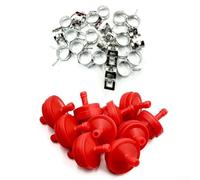 10 Pack 1/4 Inch Inline Fuel Filter for Lawn Mower Parts 298090 | 3/8 Inch Hose Fuel Strainer Small Engine Gas Line Filter Enhances overall handling and improves the user experience.
