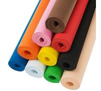 10 Pack 10 Colors EVA Foam Cosplay, Do²ping 2mm Foam Sheets for Crafts, 49''x13.5'' with High Density 86kg/m3 for Carft Costume DIY Project (2mm 10Colors)