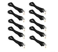 10 Pack 10k Ohm Thermistor Temperature Sensor Probe With Pvc Wire And Xh2.54 Terminal For Air Conditioner Refrigerator Freezer Water Heater Incubator Dishwasher Drying Box Appliance Control System()