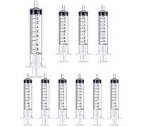 10 Pack 10ml/10cc Syringe Without Needle for Crafts Pets Feeding Industrial and Scientific (10ML)