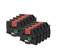 10 Pack 12mm 231 Black On White Compatible with PTH110 PTD210 PTH200 E1000PRO D210S Label Maker(Black on Red)