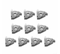 10-Pack 16ER AG60 BMA Carbide Threading Inserts for Turning Tools, Cemented Carbide Indexable Inserts for -Finishing and Finishing