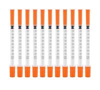 10 Pack 1ml 30 8mm Liquid Dispensing Applicators | Fine Tip | Clear Scale | Individually Packed