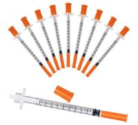 10 Pack 1ml 30G 8mm Dispensing Measuring Tool, Multiple Uses Precision Distribution Measuring Tools Plastic Individually Sealed Packaging for Laboratory Accessories