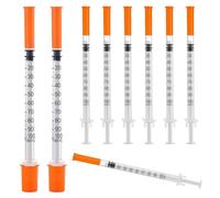 10 Pack 1ml 30G*8mm Measuring Tools, Individually Sealed Packaging, Laboratory Accessories, Pet Liquid Feeding Tools (10)