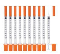 10 Pack 1ml Precision Distribution Measuring Tools - Individually Sealed Dispensers with Caps - Multi-Purpose Liquid Distribution Dispensers 30G 8mm - for Lab Accessories, Pet Feeding