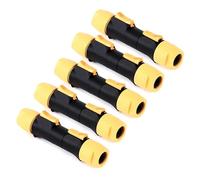 10-Pack 20A 250V Waterproof 3-Pin PowerCON Plug & Socket Set | . Locking powerCON connector set for stage lighting power cable assembly projects(5xE1006M 5xE1007M)