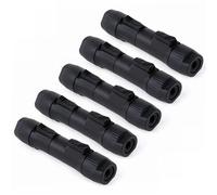 10-Pack 20A 250V Waterproof 3-Pin PowerCON Plug & Socket Set | . Locking powerCON connector set for stage lighting power cable assembly projects(5xE1013M 5xE1014M)
