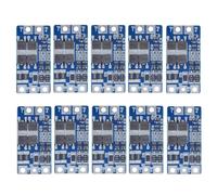10 Pack 2S 7.4V 10A Balancer Protection Board | This 10-piece protection module set manages cell voltage to support safe charging and discharging.