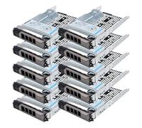 10-Pack 3.5" Hard Drive Tray Caddy with 2.5" Drive Adapter Compatible with Dell PowerEdge Servers R430 T430 R530 T630 R730 R930 R420 T420 R520 T620 R720 R410 R415 T410 5510 R515 T610 R710 T710