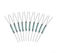 10 Pack 3 Pin SPDT Glass Reed Switch N/O N/C Magnetic Induction Sensor 2.5x14mm 60V 0.25A High Frequency 3000Hz Compact Design for IoT Projects Industrial
