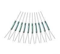 10 Pack 3 Pin SPDT Glass Reed Switch - N/O N/C Magnetic Sensor - 2.5x14mm - 60V 0.25A - Compact Design For IoT And Industrial Automation Projects