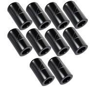 10 Pack - 30mm (1 3/16") Black Blanking Cap Intake Vacuum Hose End Universal Heat Resistant Silicone Blanking Cap for BOV Pipe Line