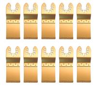 10 Pack - 35mm Carbide End Cut Multi Tool Blades for Bricks, Plaster And Grout Removal Cutter Saw Set Compatible with Dremel Fein Multimaster Makita Etc Oscillating