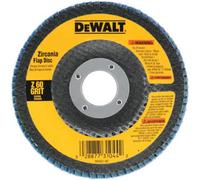 10 Pack - 4-1/2 In. 60-Grit Zirconia Flap Disc - DW8308