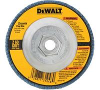 10 Pack - 4-1/2 In. 80-Grit Zirconia Flap Disc - DW8313