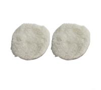10-Pack 4-Inch Woolen Polishing Buffer Pads for Car Polisher, Heavy-Cut Buffing Discs Compatible with Orbital & Rotary Tools, for Furniture, W