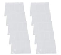 10 Pack 4-Pocket Banknote Holder for pages for Currency Album,