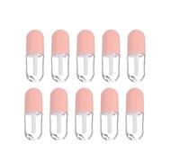 10 Pack 5ml DIY Lip Gloss Sub Tubes for Travel Touch Ups | Plastic PP with Cover, for Perfume Decant and Lip Oil, Daily Makeup Use, Girls and Artists