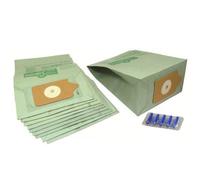 10 Pack + 5PK Fresheners Paper Dust Double Filtration Bags Compatible with Numatic Henry Vacuum Cleaners