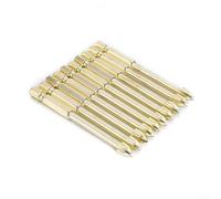 10-Pack 6mm Hex Shank Glass & Ceramic Tile Drill Bits with Nitride Coating, 4-Flute Carbide Tip for Cordless Drills, Masonry, Wood, Me