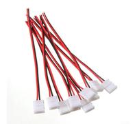 10 Pack 8mm 2 Pin Connector for LED Strips 3528 5050 Non Soldering Clip - Secure Gapless Connection Single Color Light Tape 12V 24V