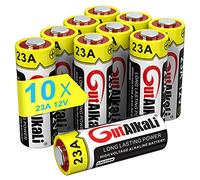 10 Pack A23 23A GP23AE MN21 23GA 12V Alkaline Battery High Capacity 55mAh for Remote controls, alarm, keyless entry, electronics
