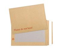 (10 Pack) A4/C4 "Do Not Bend Envelope" Hard Board Backed Envelopes
