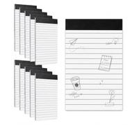 10 Pack A7 Lined Notepads, 3x5 Inch Small Memo Pads with 30 Sheets Each, Mini Pocket Notebook Refills for School Office College, Writing Note Pads for Taking Notes Reminders Organization Planning