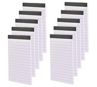 10 Pack A7 Memo Pads - 3x5 Inch Small Notepads Refills (30 Sheets Each), Lined Pocket Note Pads for Writing, Lists, Reminders, and Daily Organization