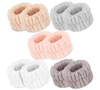10 Pack Absorbent Microfiber Face Wash Spa Towels for Women - Prevent Water Spilling Into Your Arms