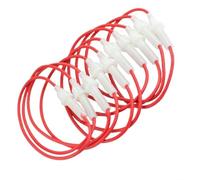 10 Pack AGC Inline Fuse Holder White 20AWG Cable Socket for 5x20mm 6x30mm Glass Fuses Quick Connect 250V 30A Automotive Marine(6x30mm)