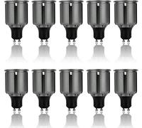 10 Pack,AJH GU10 10W LED Light Bulbs Warm White 3000K Long Neck Barrel Dimmable,LED Spot Bulb Spotlight,800lm,90W Halogen Bulb Equivalent