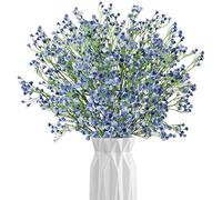 10 Pack Artificial Flowers Babies Breath Gypsophila Flowers, Fake Flowers for Home Decor Wedding Party Office Decoration, DIY Wreath, Flower Arrangement (B Home Door Wreaths Outdoor