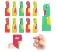 10 Pack Automatic Needle Threaders - 2024 Upgraded Needle Threading Tool for Hand Sewing, Embroidery, Cross Stitch & DIY Crafts - Easy-to-Use Threading Aid for Seniors & Beginners