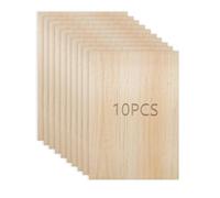 10 Pack Balsa Wood Sheets, 300x210x2 mm Balsa Wood Thin, BalsaWood Board for Home Decoration, Arts, DIY Crafts Projects, Woodcraft Model, Painting and Engraving (300x210x2mm (10pcs))