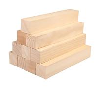 10 Pack Basswood Carving Blocks, 12x2x2 Inches Basswood Blocks for Beginner to Advanced Carvers, Ideal for DIY Projects and Gifts, Soft and Smooth, Easy Whittling and Carving,by GNIEMCKIN