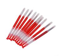 10-Pack Bee Grafting Tools for Queen Rearing - Retractable Plastic Transfer Needles with Flexible Reed Tip & Non-Slip Handle,