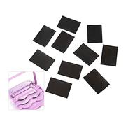10 Pack Black Adhesive Strip for Flase Eyelashes Storage Case Organetic Magnetic Eyelash Flat Adhesive Strips 6 Pari/Pack