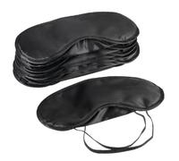 10 Pack Blindfold Eye Mask Ultra Soft Shade Cover for Sleeping with Nose Pad and Adjustable Elastic Strap Comfortable Blind Folds for Travel Sleeping Napping and Relaxation