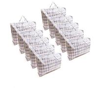 10 PACK Blue 100x60x25cm XXL Jumbo Durable Reusable Foldable Waterproof Zipped Laundry Bags Heavy Duty Strong Clothing Wardrobe Storage Moving House Shopping Decorations Storage Bags