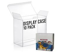 10 PACK - Booster Box Clear Protective Display Case 0.6MM