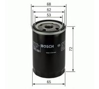 (10 pack) BOSCH CAR OIL FILTER P2028 - 0986452028