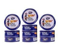 (10 Pack) BRIT DANISH BUTTER COOKIES Selection Box (140g) - Classic Assorted Butter Biscuits in Airtight Gift Tin | Crunchy Tea, Coffee & Snacks Time Cookies for Family Sharing & Gifting